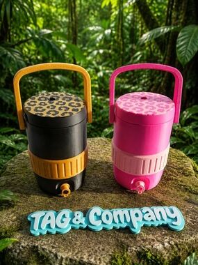 1 Animal Print Drink Cooler, Can Holder, Summer, Cheetah, Leopard